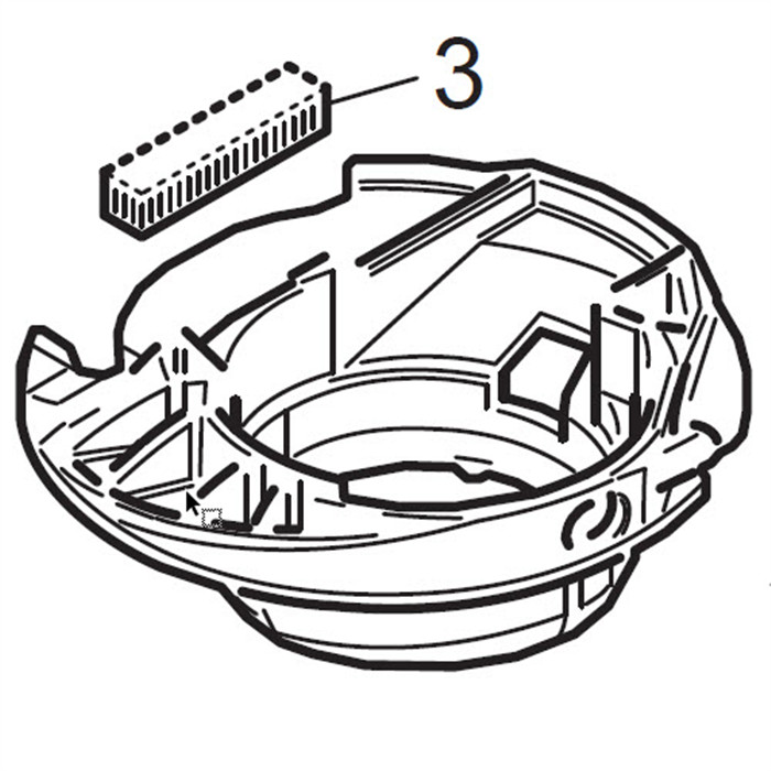 Feutre embase boitier à canette Brother Feutre embase boitier à canette Brother