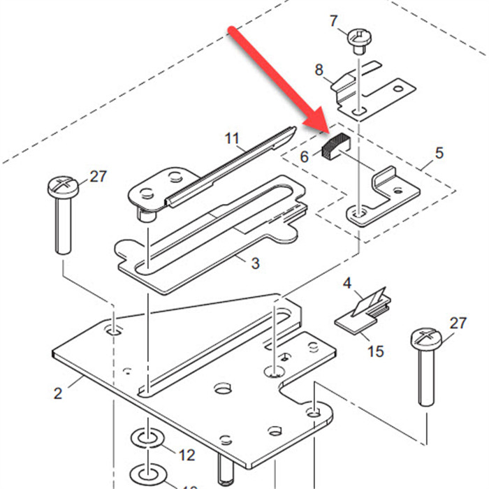 Feutre pour embase et coupe fil BROTHER Feutre pour embase et coupe fil BROTHER