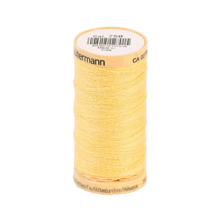 Fil à bâtir, faufilure Gutermann 200m 758 Fil à bâtir, faufilure Gutermann 200m 758