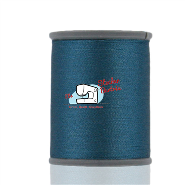 Fil à broder Brother n°50 300m ET415 Bleu paon Fil à broder Brother n°50 300m ET415 Bleu paon