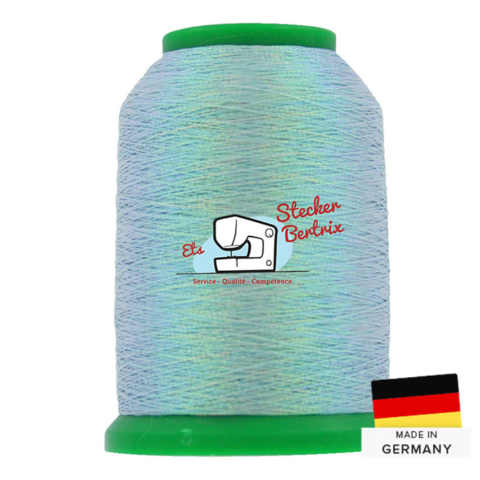 Fil à broder Isamet 40 1000m 9946 Turquoise pâle perlé Fil à broder Isamet 40 1000m 9946 Turquoise pâle perlé