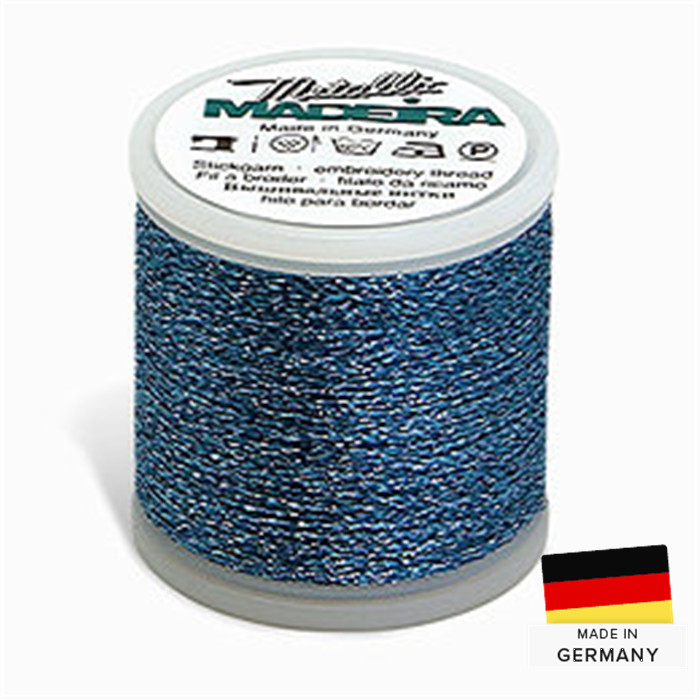 Fil à broder Madeira Metallic 033 Sky Blue Fil à broder Madeira Metallic 033 Sky Blue