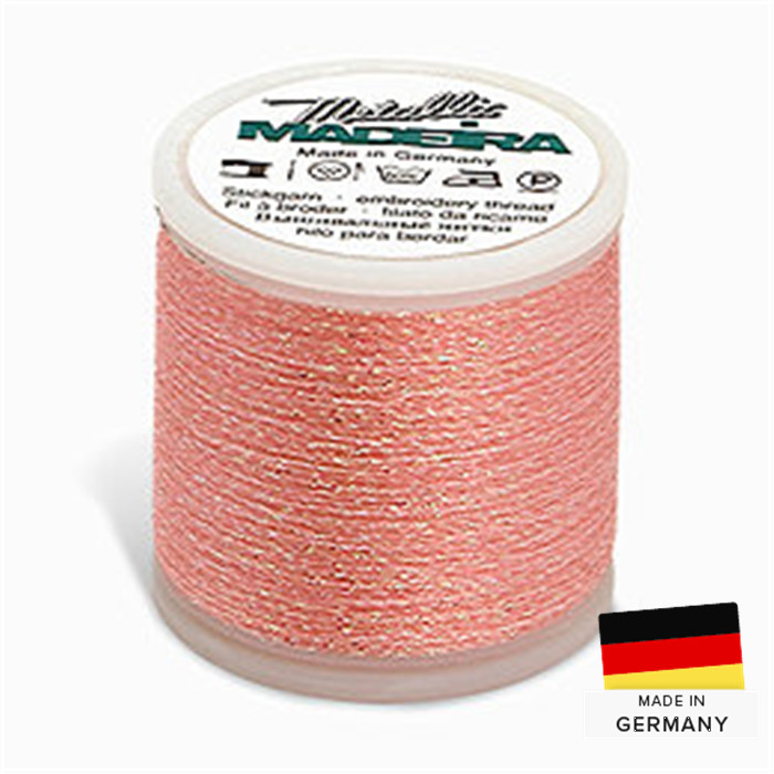 Fil à broder Madeira Metallic 302 Pale Pink Fil à broder Madeira Metallic 302 Pale Pink