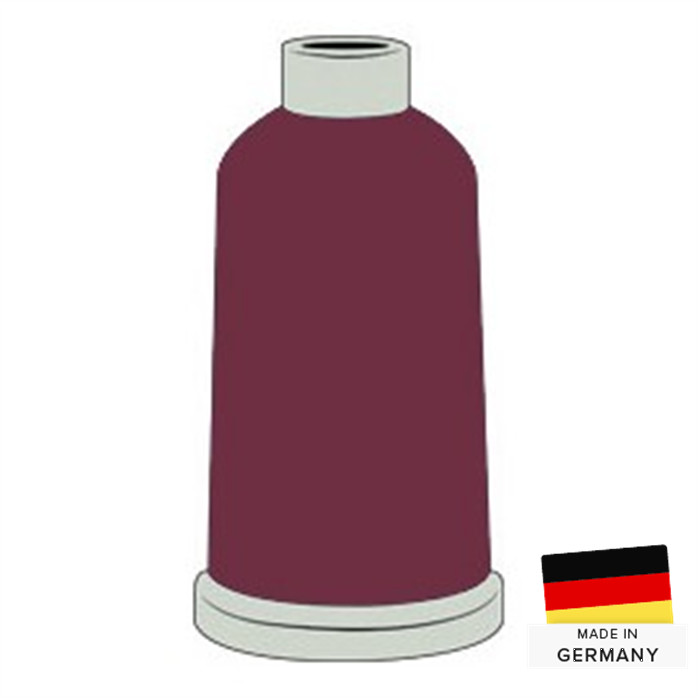 Fil à broder Madeira Polyneon n°60 1500m 1635 rouge Aubrun Fil à broder Madeira Polyneon n°60 1500m 1635 rouge Aubrun