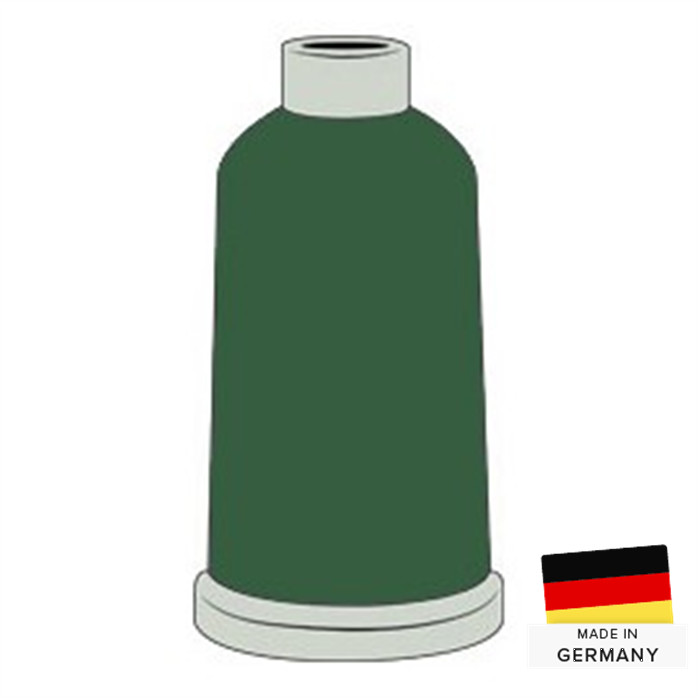 Fil à broder Madeira Polyneon n°60 1500m 1970 vert foncé Fil à broder Madeira Polyneon n°60 1500m 1970 vert foncé