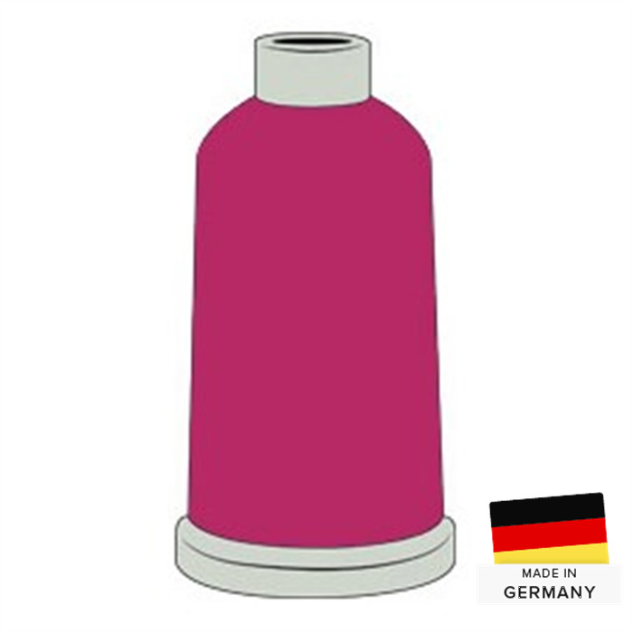 Fil à broder Madeira Polyneon n°60 1500m 1984 framboise Fil à broder Madeira Polyneon n°60 1500m 1984 framboise