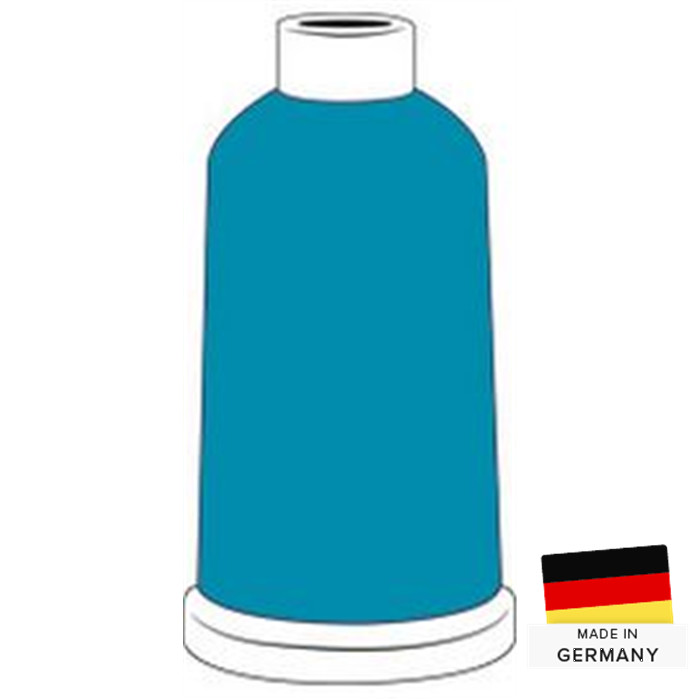 Fil à broder Madeira Rayon 40 1000m 1295 bleu cyan Fil à broder Madeira Rayon 40 1000m 1295 bleu cyan