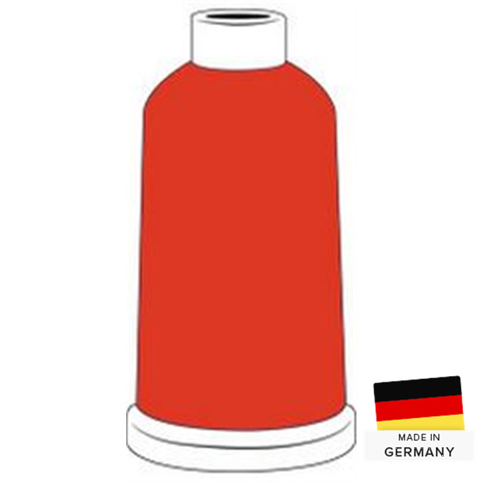 Fil à broder Madeira Rayon 40 1000m 1378 orange corail Fil à broder Madeira Rayon 40 1000m 1378 orange corail