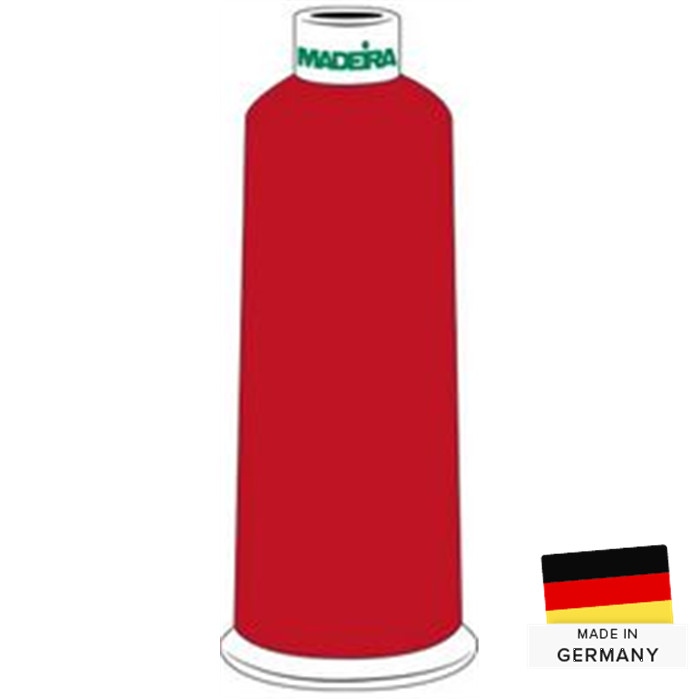Fil à broder Madeira Rayon n°12 2000m 1037 rouge Fil à broder Madeira Rayon n°12 2000m 1037 rouge