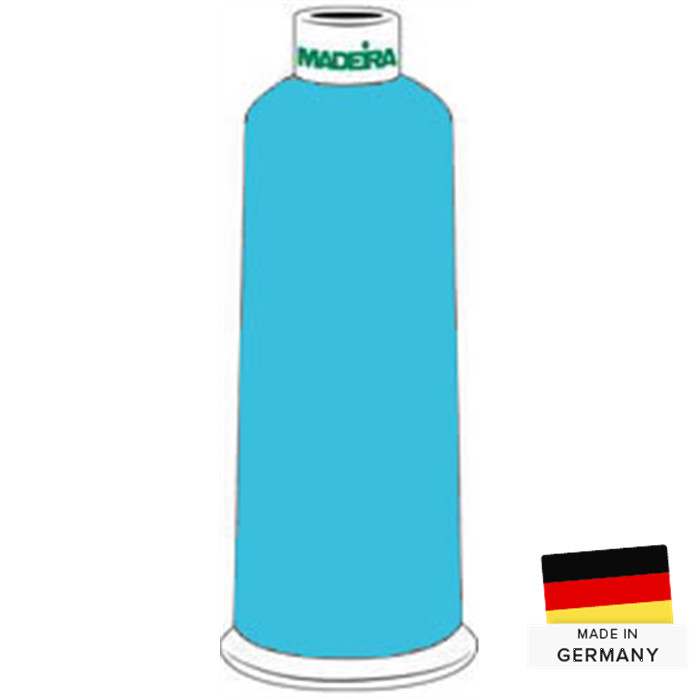 Fil à broder Madeira Rayon n°12 2000m 1094 ciel bleu du sud Fil à broder Madeira Rayon n°12 2000m 1094 ciel bleu du sud
