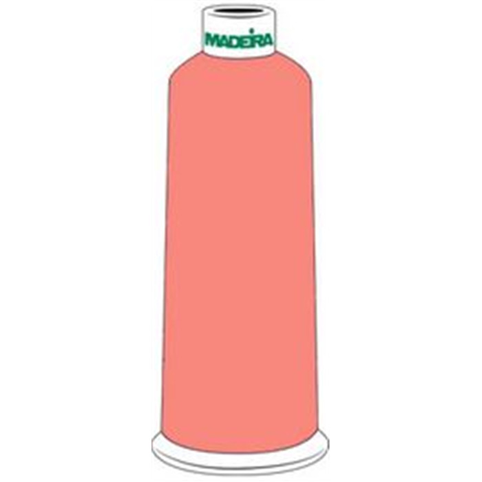 Fil à broder Madeira Rayon n°30 1020 3000m rose corail Fil à broder Madeira Rayon n°30 1020 3000m rose corail