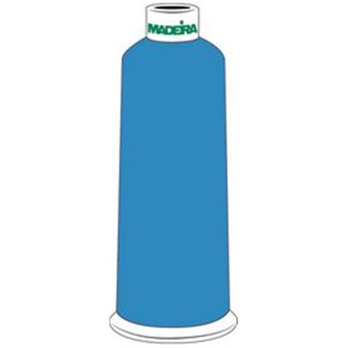 Fil à broder Madeira Rayon n°30 1029 3000m bleu séréine Fil à broder Madeira Rayon n°30 1029 3000m bleu séréine