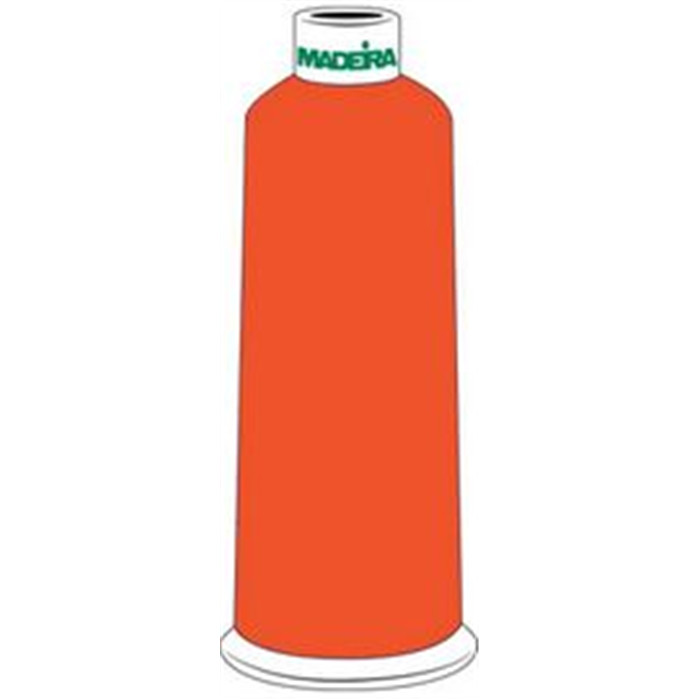 Fil à broder Madeira Rayon n°30 1078 3000m orange doré Fil à broder Madeira Rayon n°30 1078 3000m orange doré