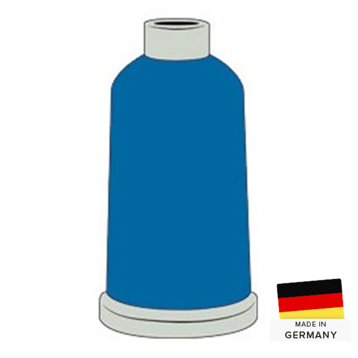 Fil à broder N°40 1000m 1829 bleu geai Fil à broder N°40 1000m 1829 bleu geai