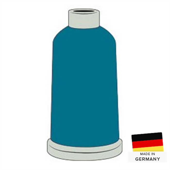 Fil à broder N°40 1000m 1896 bleu pétrole Fil à broder N°40 1000m 1896 bleu pétrole