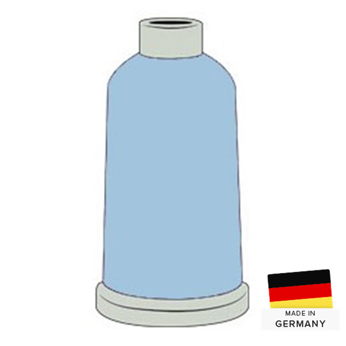 Fil à broder N°40 1000m 1953 bleu poudré Fil à broder N°40 1000m 1953 bleu poudré