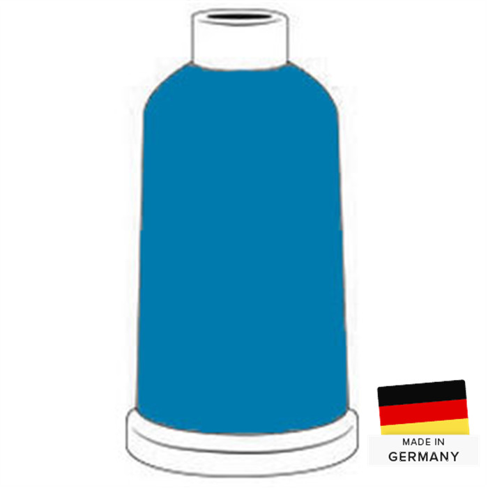 Fil à broder N°60 1297 bleu calypso Fil à broder N°60 1297 bleu calypso