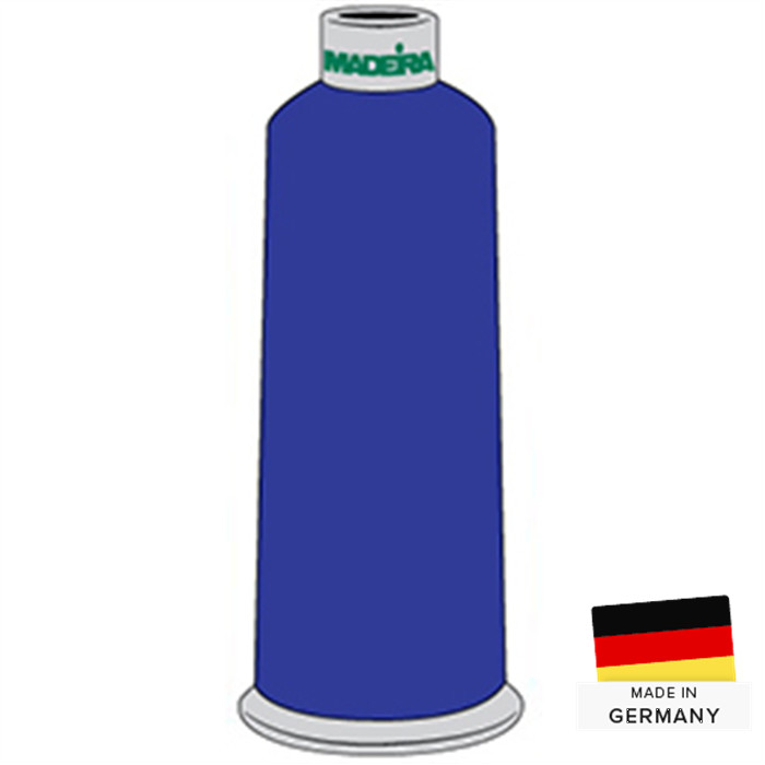 Fil à broder Polyneon 40 5000m 1566 bleu gendarme Fil à broder Polyneon 40 5000m 1566 bleu gendarme