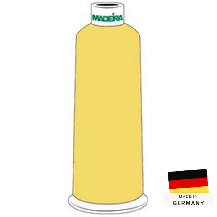 Fil à broder Rayon Madeira 40 5000m 1023 jaune pâle Fil à broder Rayon Madeira 40 5000m 1023 jaune pâle