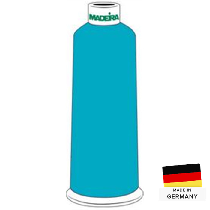 Fil à broder Rayon Madeira 40 5000m 1095 bleu lagon Fil à broder Rayon Madeira 40 5000m 1095 bleu lagon