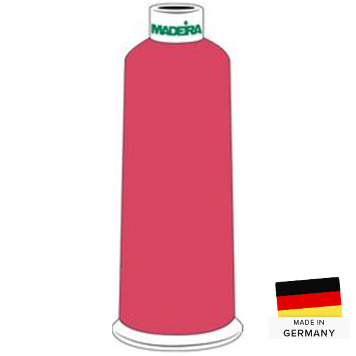 Fil à broder Rayon Madeira 40 5000m 1154 rouge grenadine Fil à broder Rayon Madeira 40 5000m 1154 rouge grenadine