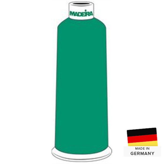 Fil à broder Rayon Madeira 40 5000m 1247 vert emeraude Fil à broder Rayon Madeira 40 5000m 1247 vert emeraude