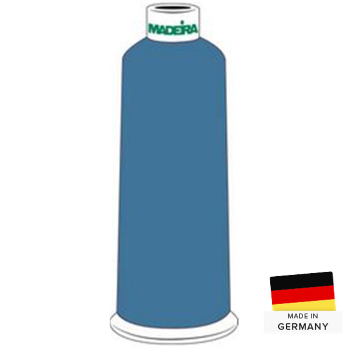 Fil à broder Rayon Madeira 40 5000m 1276 bleu turquin Fil à broder Rayon Madeira 40 5000m 1276 bleu turquin