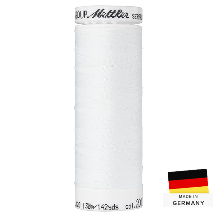 Fil à coudre élastique Mettler Seraflex n°120 - 2000 (130m) Fil à coudre élastique Mettler Seraflex n°120 - 2000 (130m)