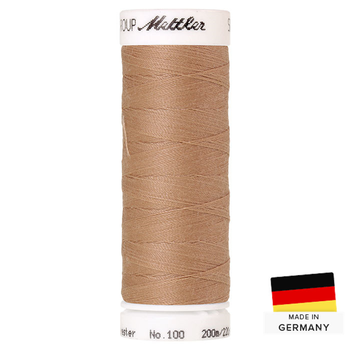 Fil à coudre Mettler Seralon Polyester 200m 0260 beige camel Fil à coudre Mettler Seralon Polyester 200m 0260 beige camel