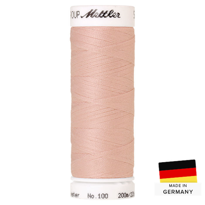 Fil à coudre Mettler Seralon Polyester 200m 0600 rose bisque Fil à coudre Mettler Seralon Polyester 200m 0600 rose bisque