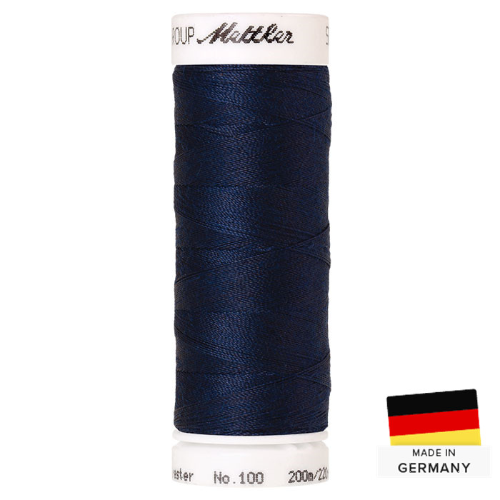 Fil à coudre Mettler Seralon Polyester 200m 0823 bleu cobalt Fil à coudre Mettler Seralon Polyester 200m 0823 bleu cobalt