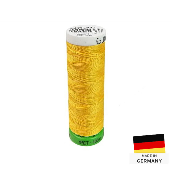 Fil à coudre rPET 417 jaune impérial Fil à coudre rPET 417 jaune impérial