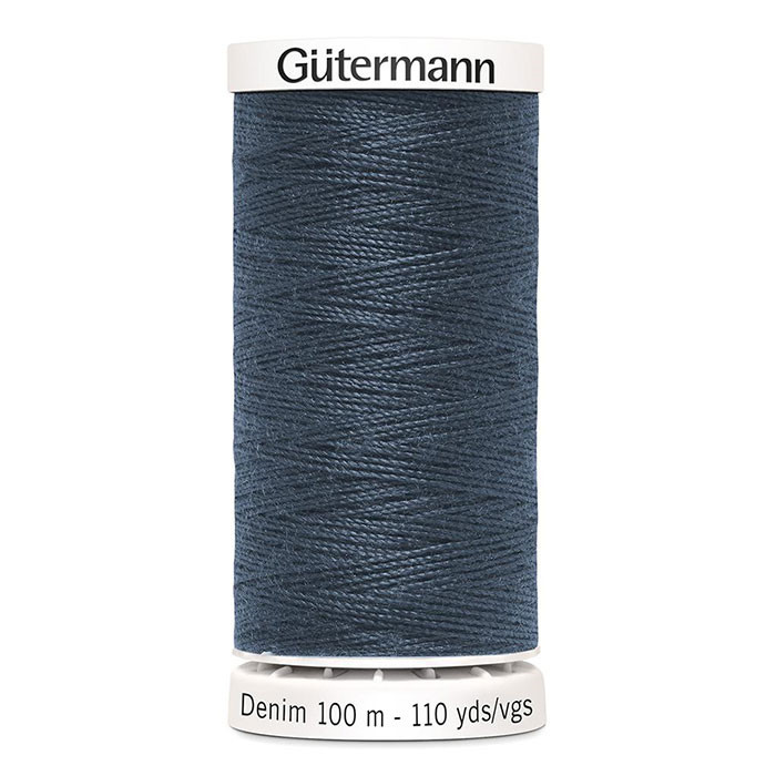 Fil à jeans Denim 100 m Gutermann 7635 Fil à jeans Denim 100 m Gutermann 7635