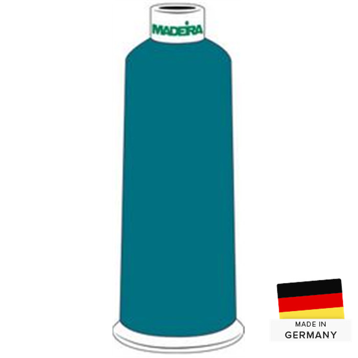 Fil broder Rayon Madeira 40 5000m 1091 bleu turquoise foncé Fil broder Rayon Madeira 40 5000m 1091 bleu turquoise foncé