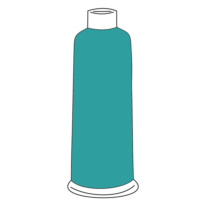 Fil décoratif Gunold Filaine 12 3319 cyan Fil décoratif Gunold Filaine 12 3319 cyan