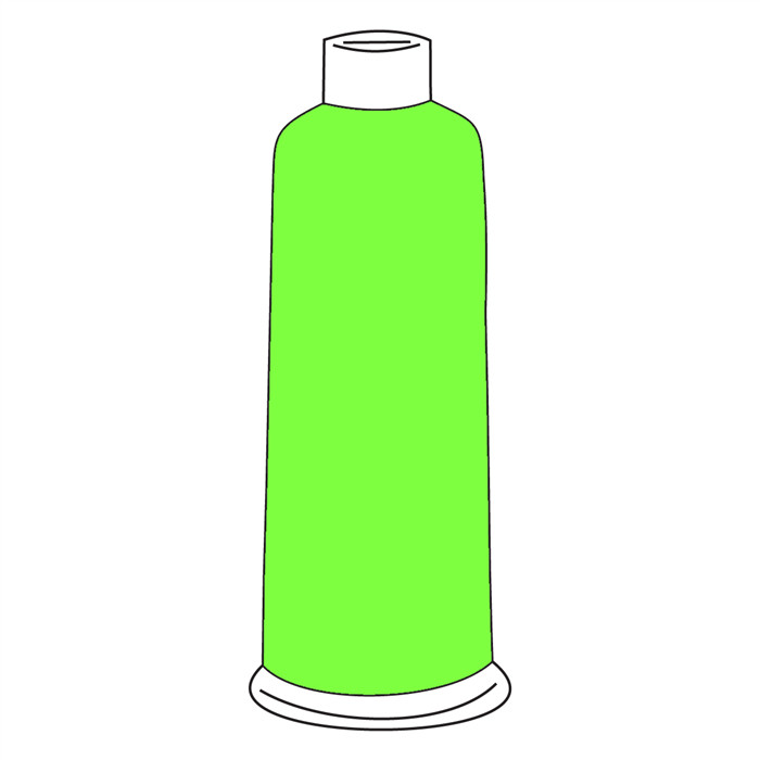 Fil décoratif Gunold Filaine 12 3519 vert fluo Fil décoratif Gunold Filaine 12 3519 vert fluo