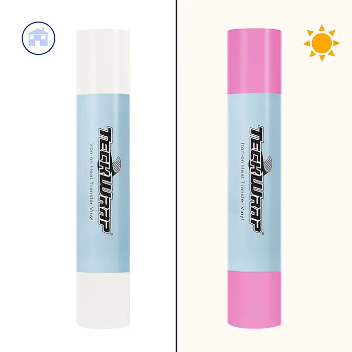 Flex Changement de couleur UV Rose 30x152cm Flex Changement de couleur UV Rose 30x152cm