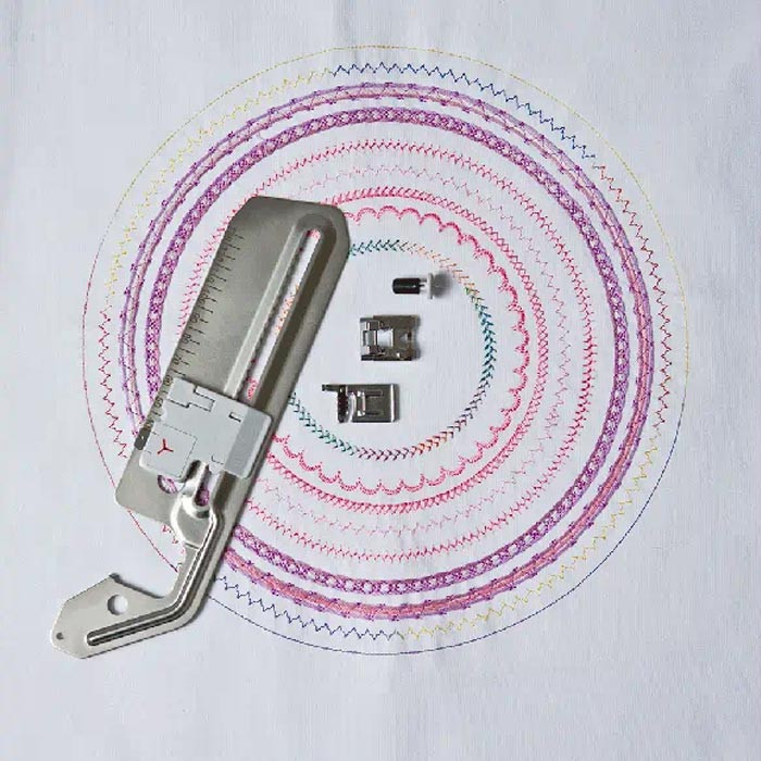 Guide broderie circulaire Brother CIRC1 Guide broderie circulaire Brother CIRC1