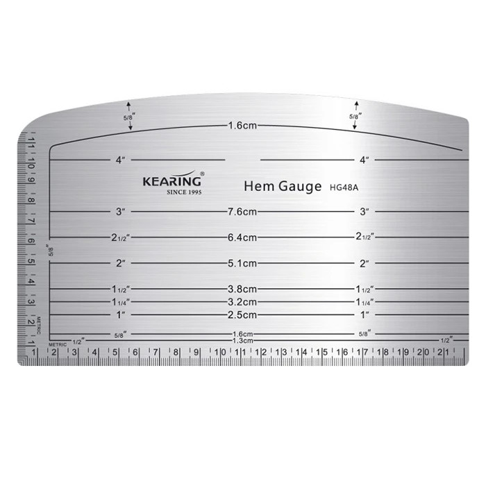 Jauge à ourlet aluminium Jauge à ourlet aluminium