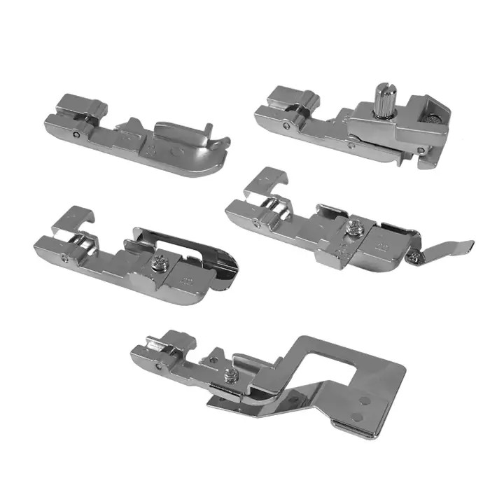 Kit 5 pieds pour surjeteuses - Multi-marques Kit 5 pieds pour surjeteuses - Multi-marques