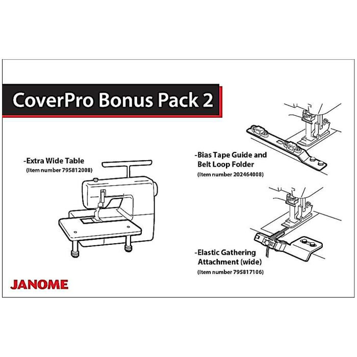 Kit Janome Cover Pro 2 Janome Kit Janome Cover Pro 2 Janome