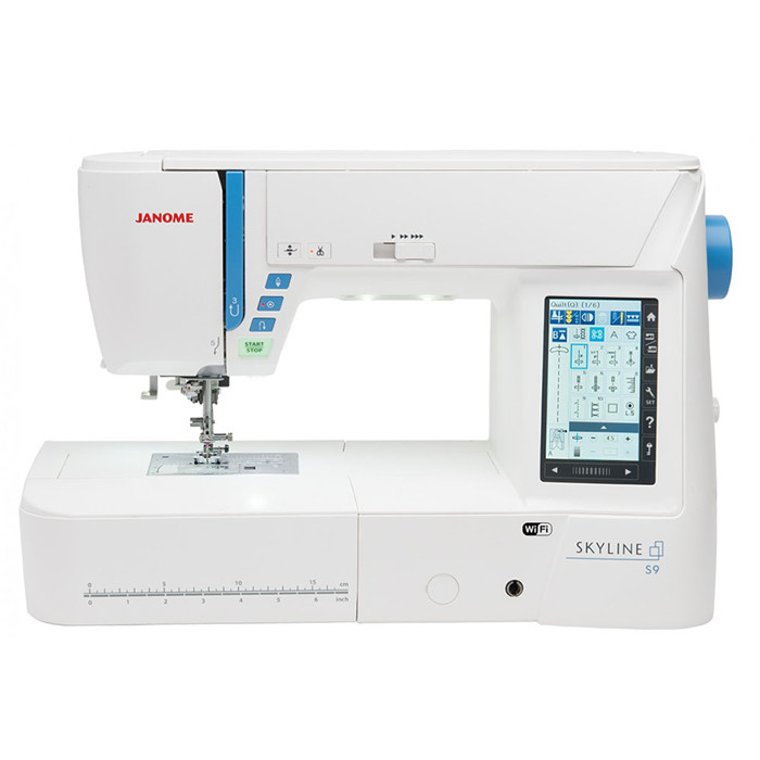Machine à coudre et à broder JANOME Skyline S9 Machine à coudre et à broder JANOME Skyline S9