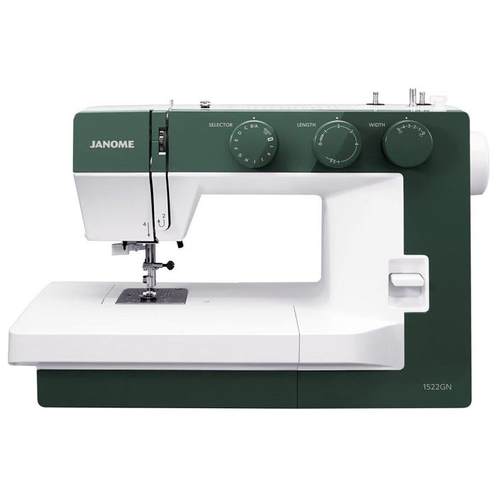Machine à coudre JANOME 1522 GN - Vert Machine à coudre JANOME 1522 GN - Vert
