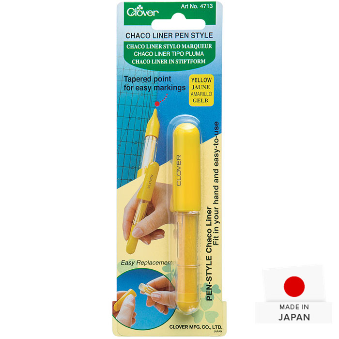 Marqueur Chaco liner jaune Clover Marqueur Chaco liner jaune Clover