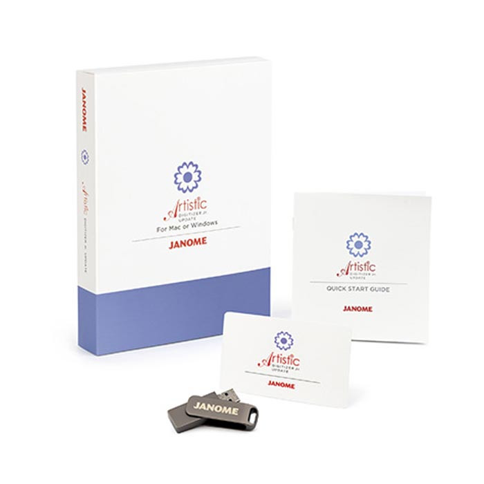 Mise à jour Janome Artistic Digitizer Junior V1 vers Jr V2 Mise à jour Janome Artistic Digitizer Junior V1 vers Jr V2