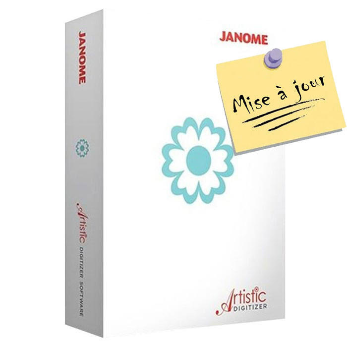 Mise à jour logiciel de broderie Artistic Digitizer Junior Mise à jour logiciel de broderie Artistic Digitizer Junior