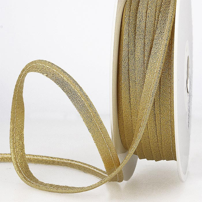Passepoil lurex doré 10mm /m Passepoil lurex doré 10mm /m