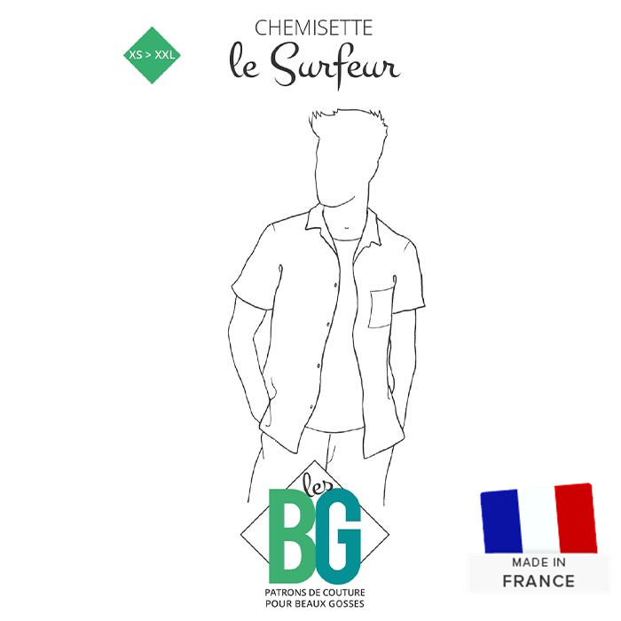 Patron chemisette Les BG "Le Surfeur" Patron chemisette Les BG "Le Surfeur"