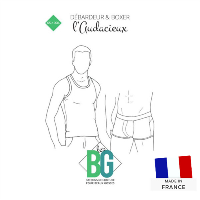 Patron Débardeur & Boxer L'Audacieux Patron Débardeur & Boxer L'Audacieux