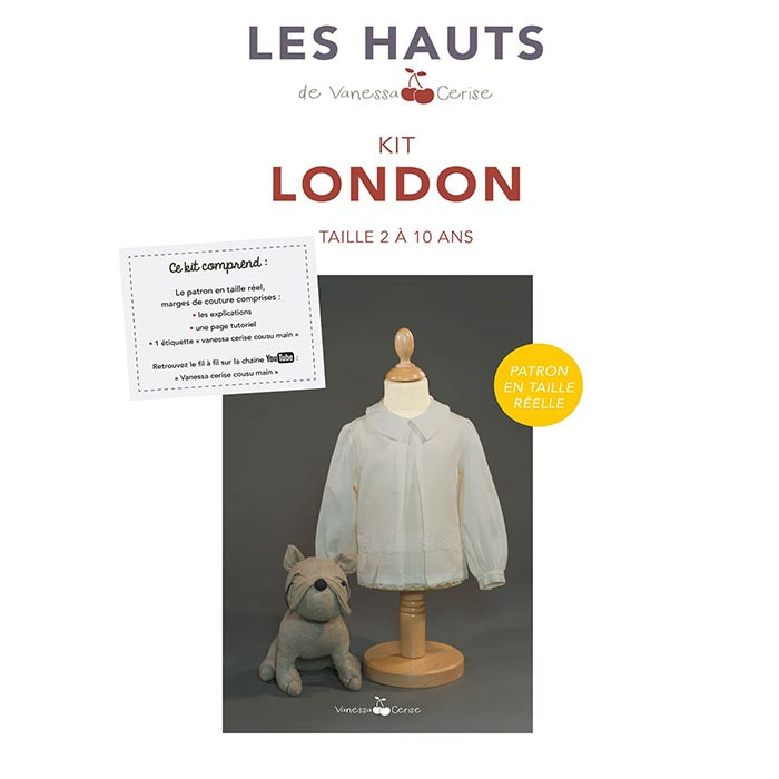 Patron kit London taille 2 à 10 ans Patron kit London taille 2 à 10 ans